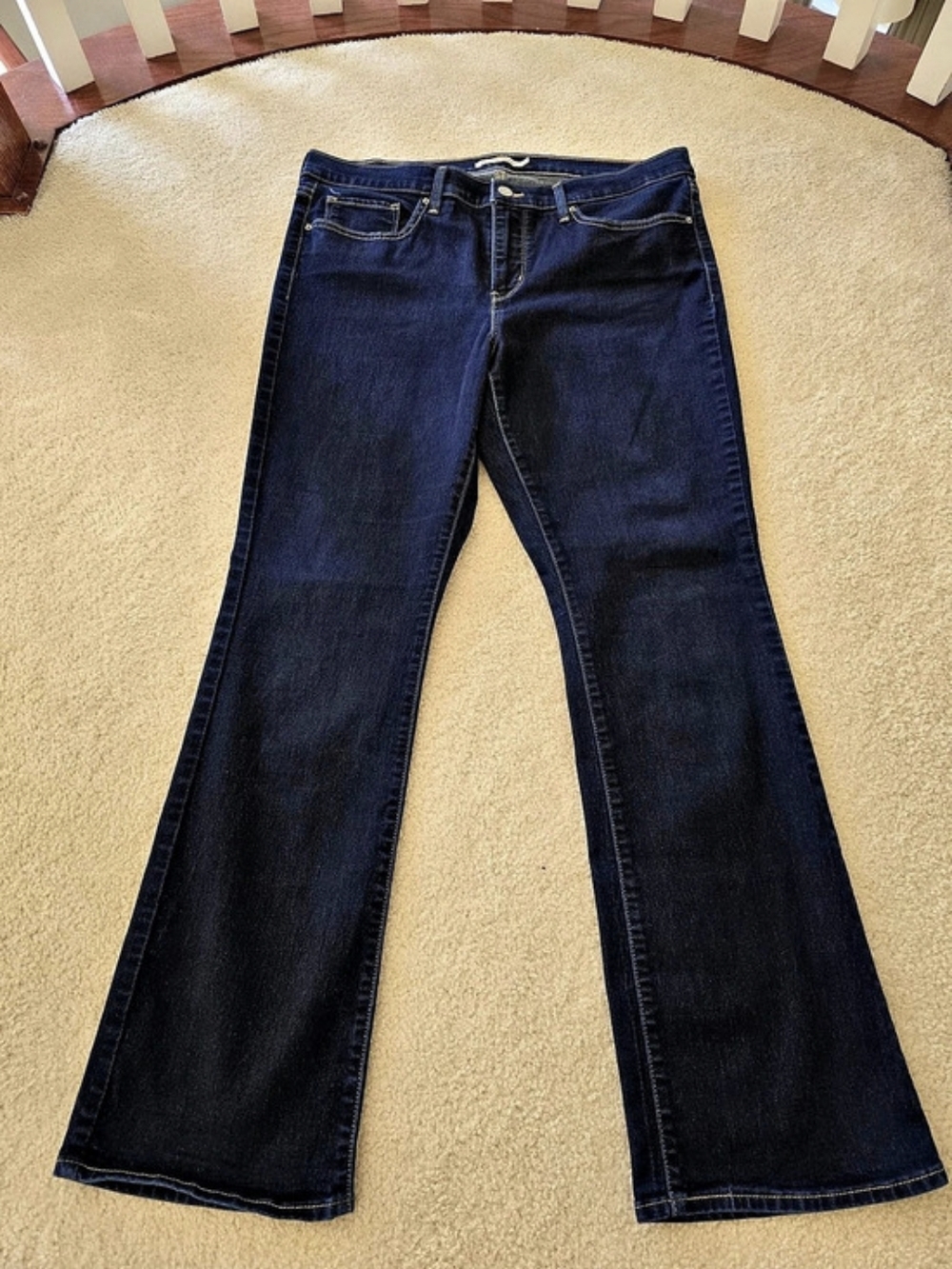 Levi's 315 Shaping Bootcut Jeans Waist 33 Blue